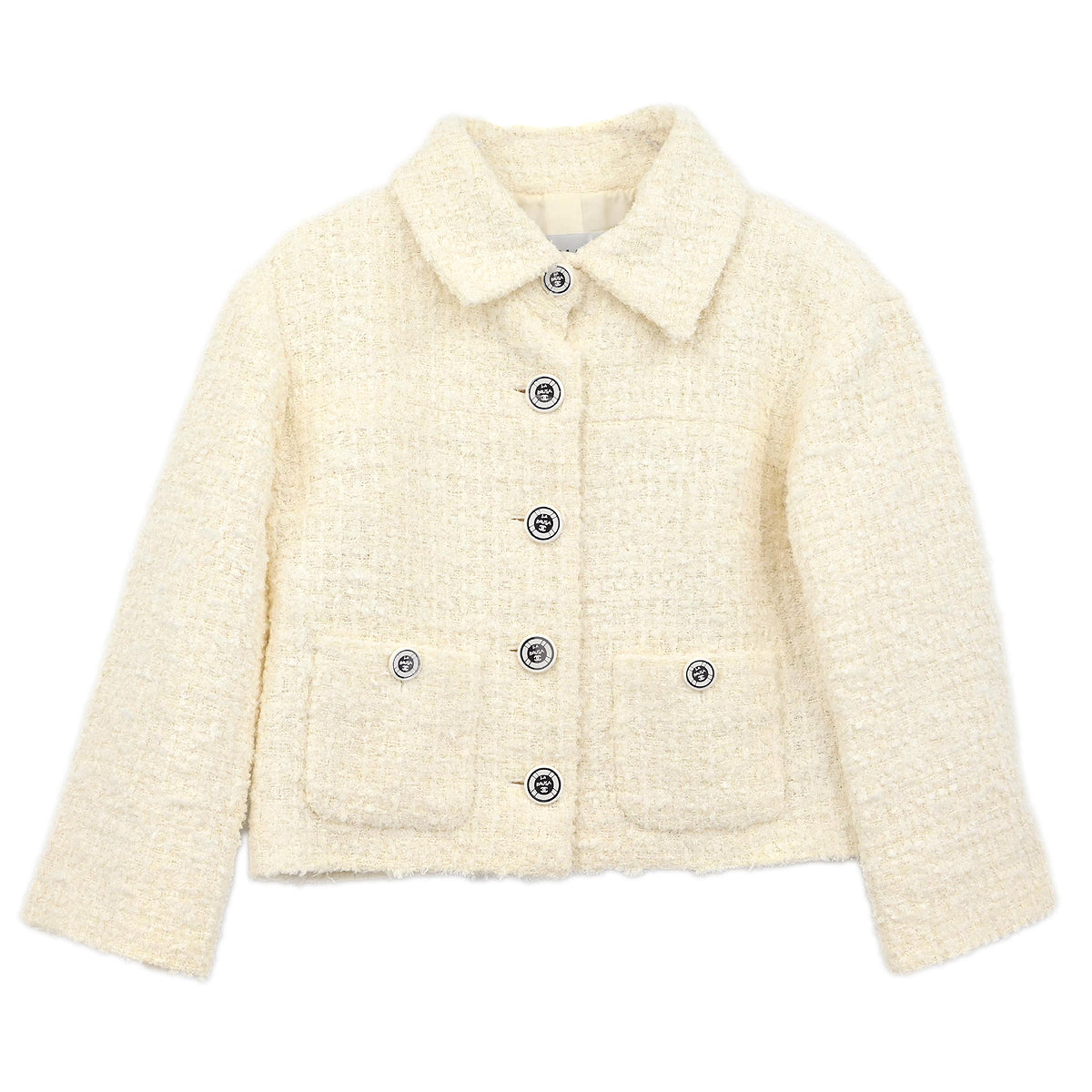 Chanel 2018 Single Breasted Jacket White #34