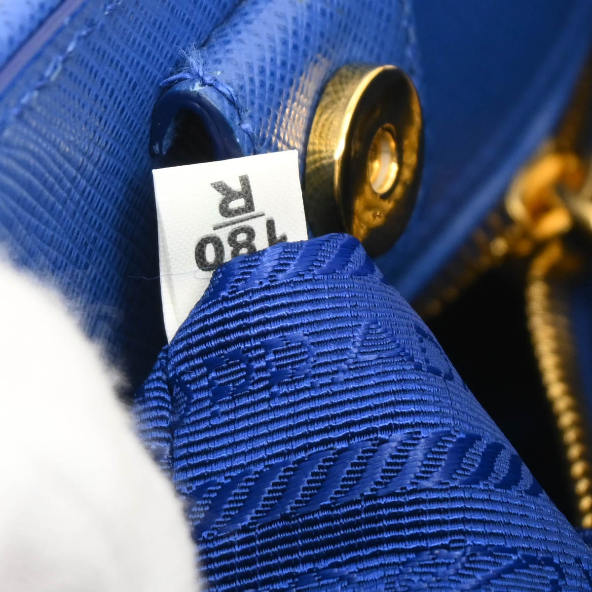 Prada 2015 Blue Leather Promenade 2way Shoulder Handbag
