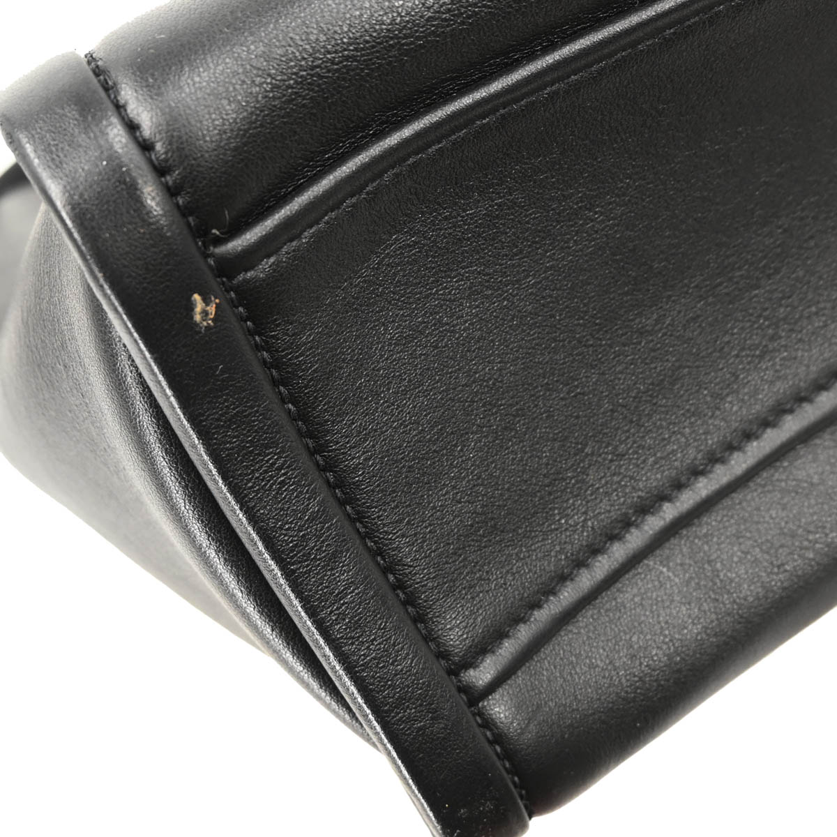 Prada Black Leather Concept 2way Handbag