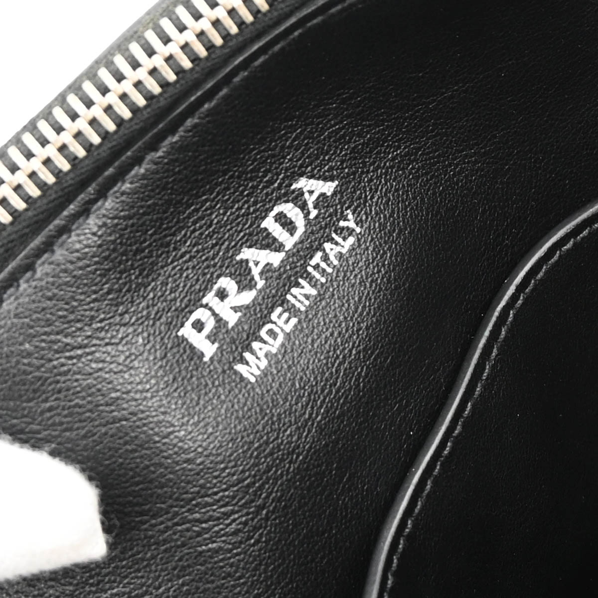 Prada Black Leather Concept 2way Handbag