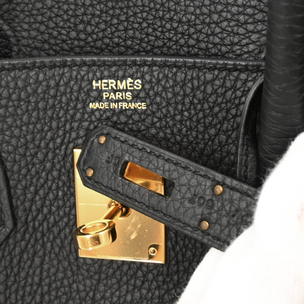 Hermes 2015 Black Togo Birkin 30 Handbag