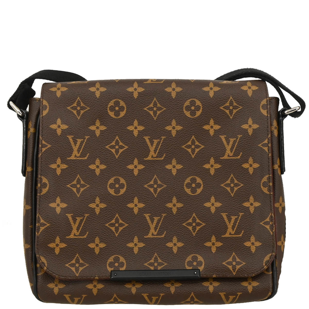 Louis Vuitton 2015 Monogram Macassar District PM Shoulder Bag M40935