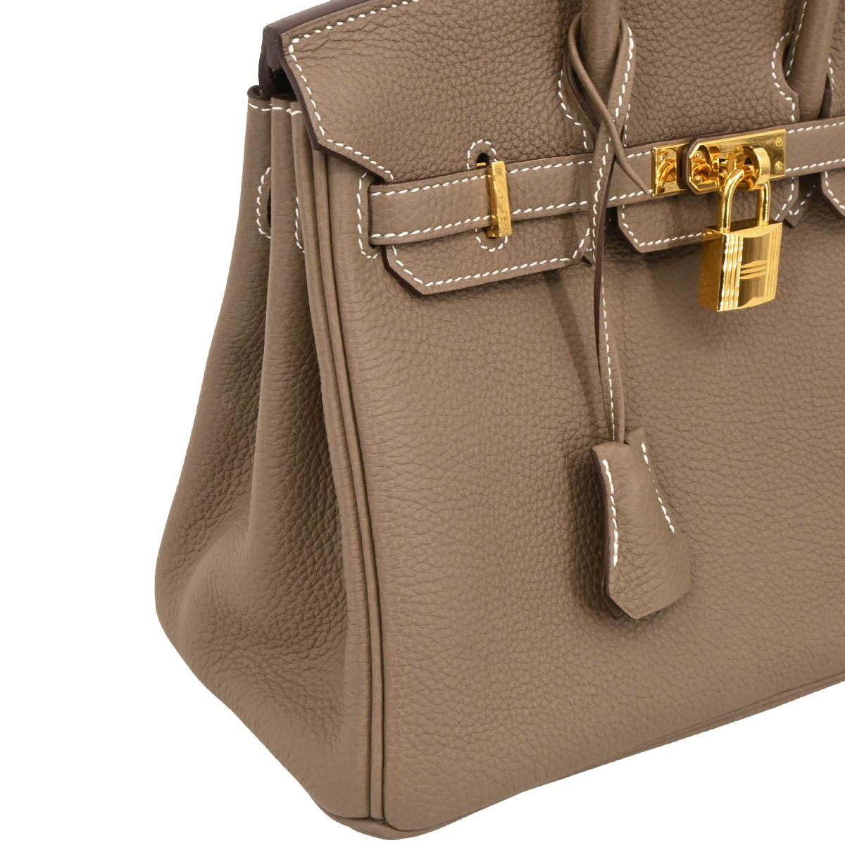 Hermes 2019 Etoupe Gray Togo Birkin 25 Handbag