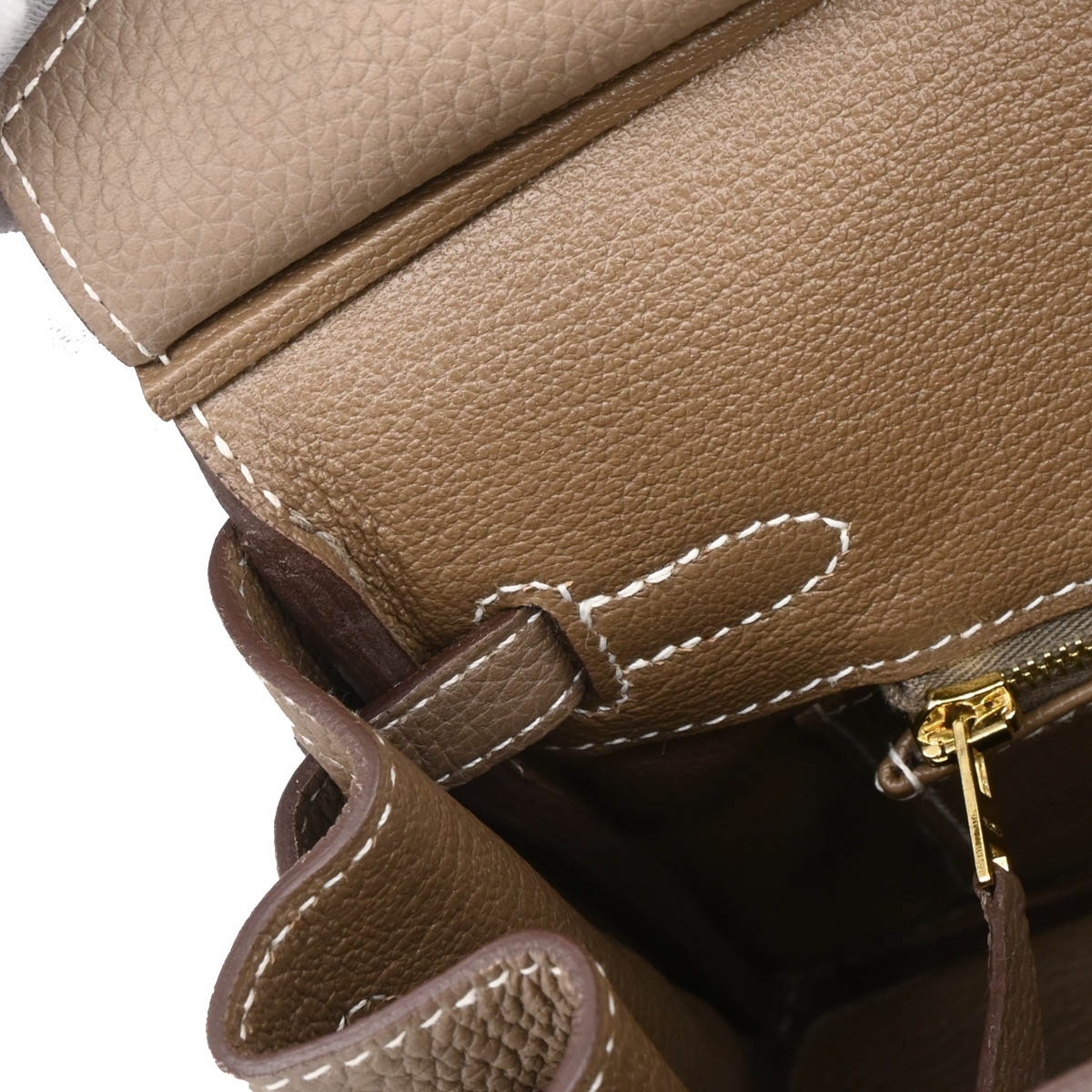 Hermes 2019 Etoupe Gray Togo Birkin 25 Handbag