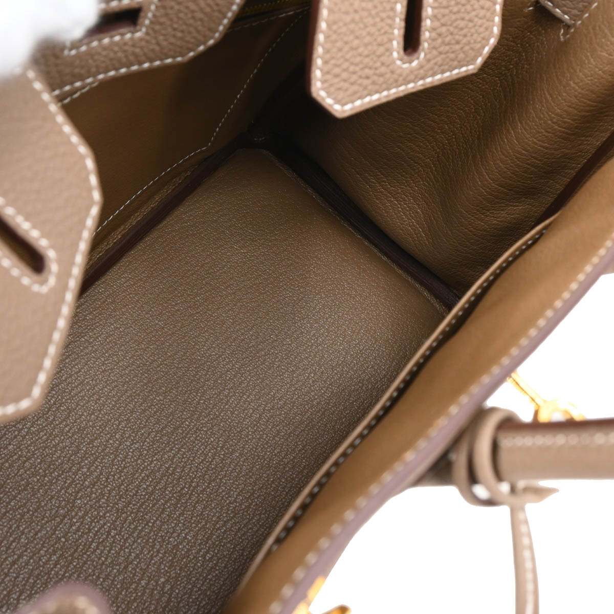 Hermes 2019 Etoupe Gray Togo Birkin 25 Handbag