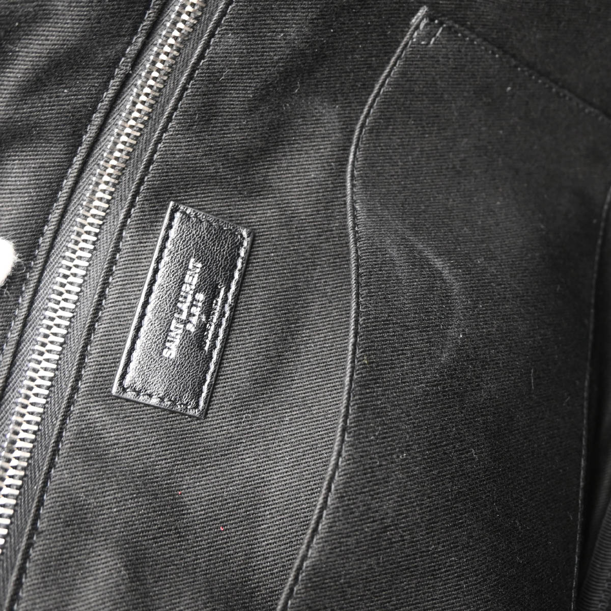 Saint Laurent Black Leather Sac de Jour Briefcase