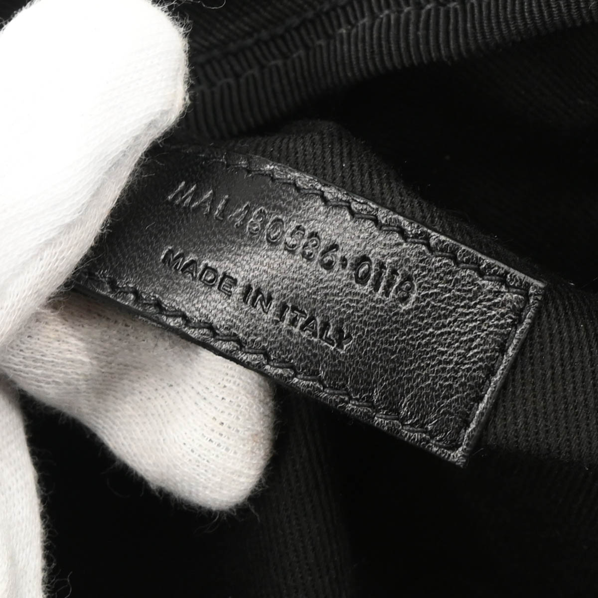 Saint Laurent Black Leather Sac de Jour Briefcase