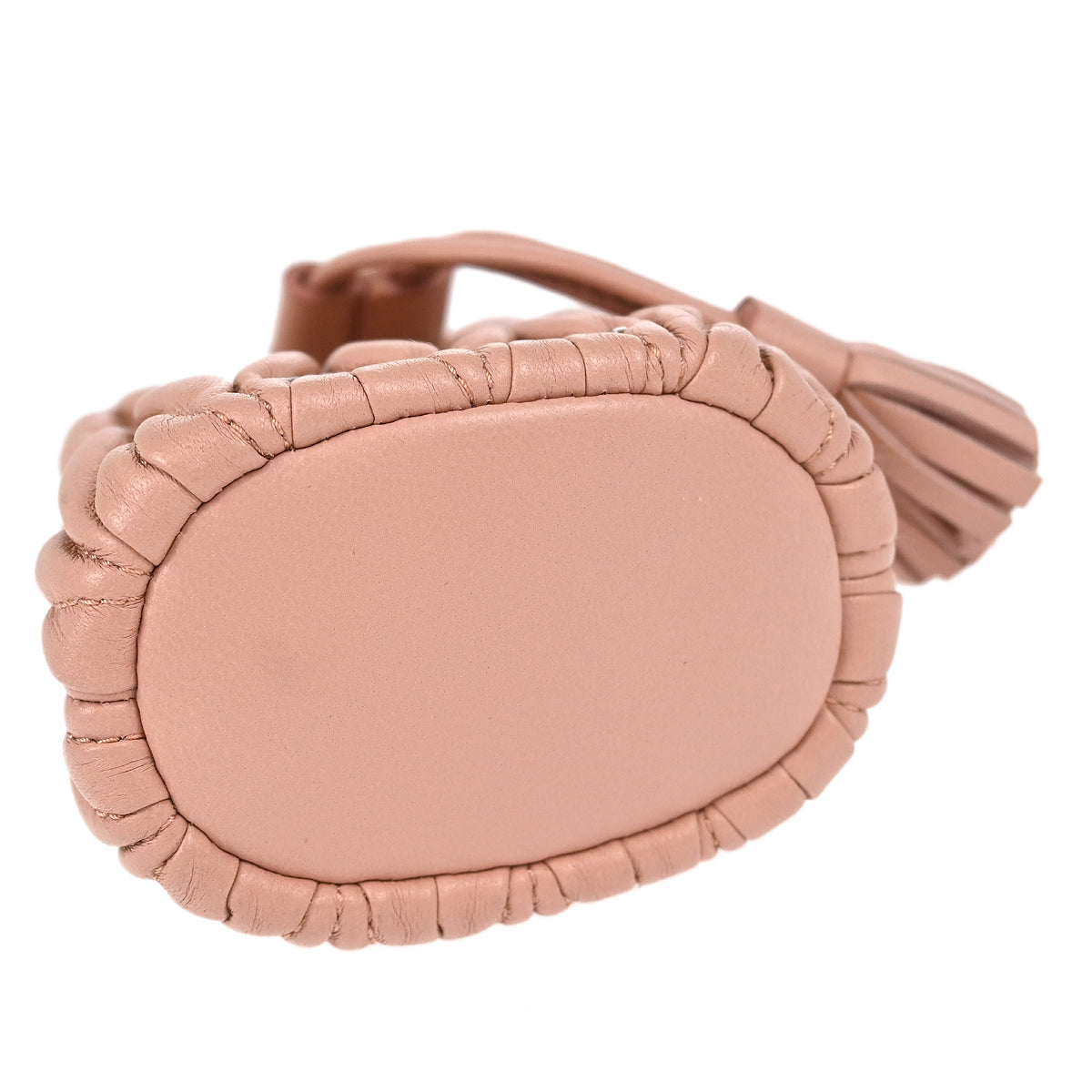 Miu Miu Pink Lambskin Crystal Drawstring Shoulder Bag