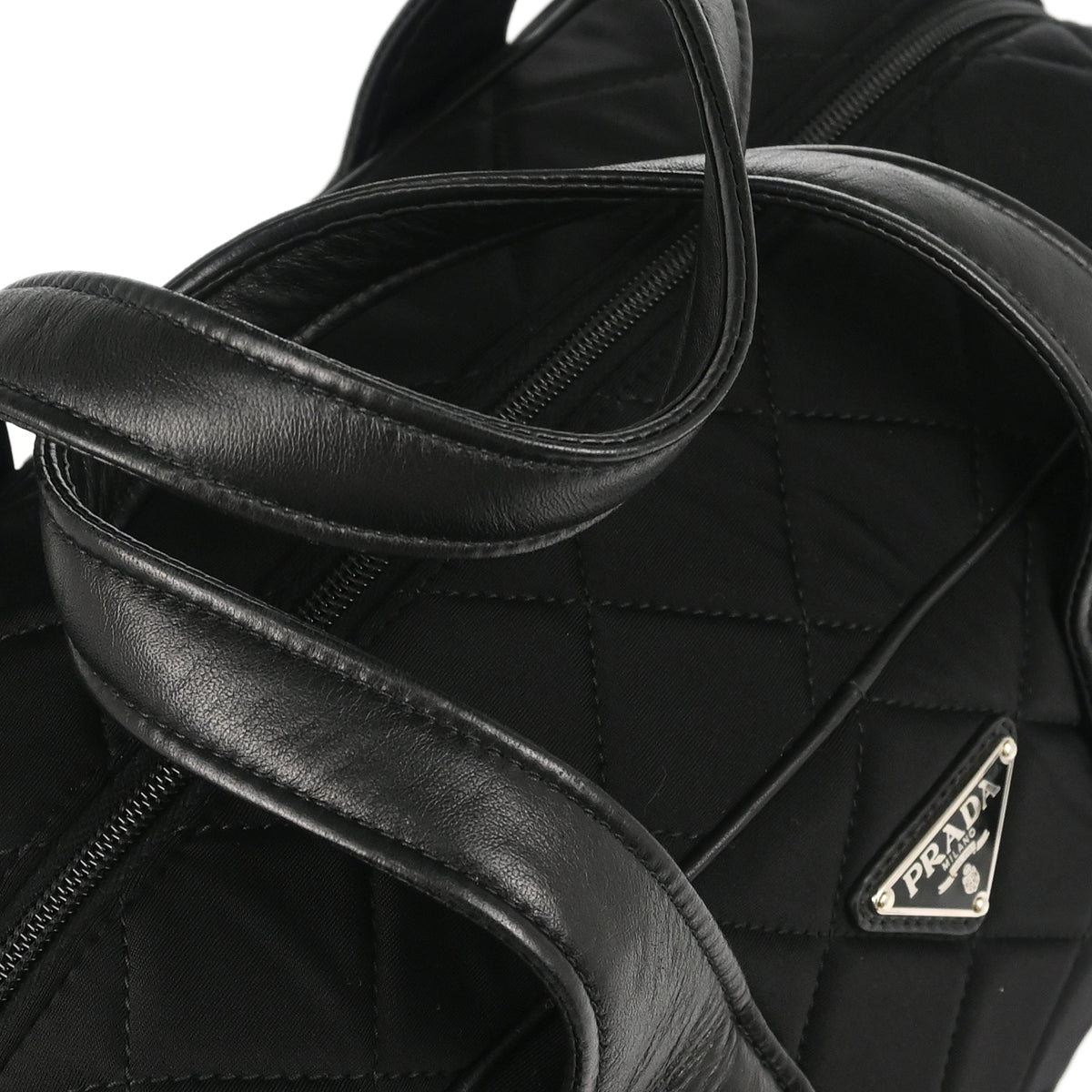 Prada Black Nylon 2way Shoulder Handbag
