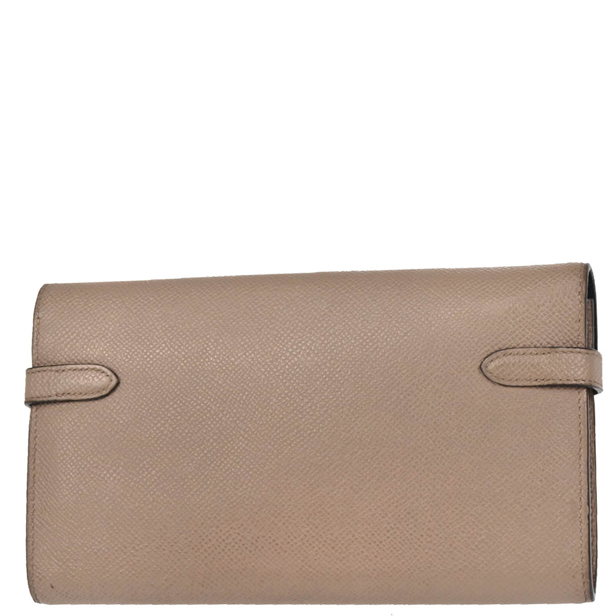Hermes Tourterelle Gray Epsom Kelly Wallet