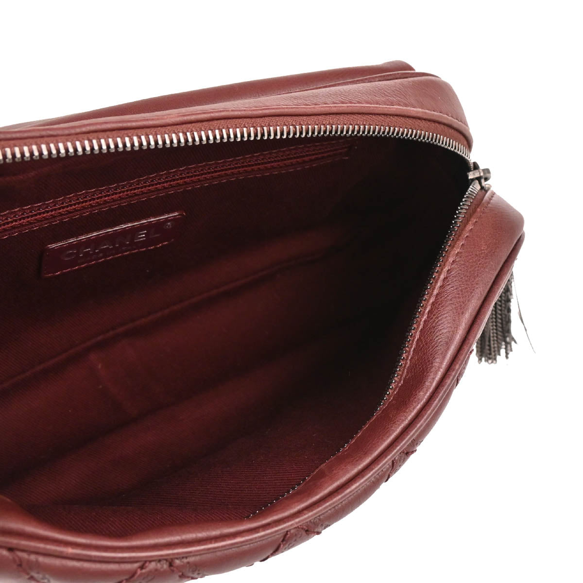 Chanel 2013-2014 Bordeaux Calfskin Coco Sporran Shoulder Bag