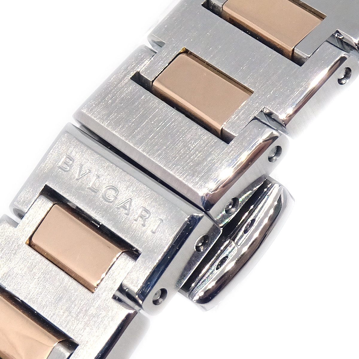 Bvlgari Ref.BB12SG Quartz Watch 18KPG SS Diamond