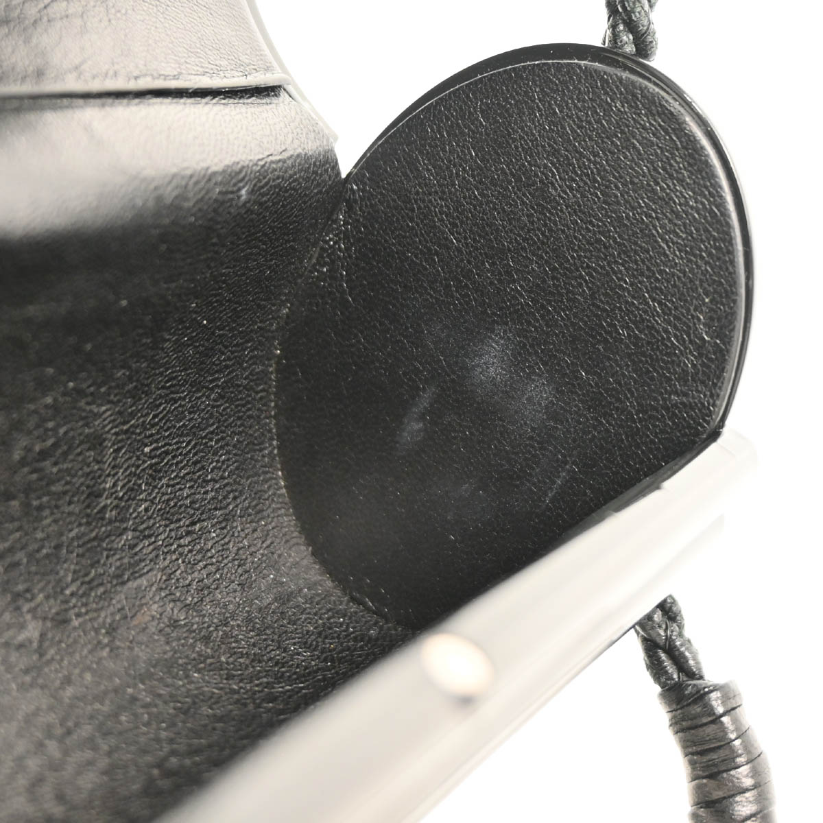 Saint Laurent Black Opyum Metal Tassel Shoulder Bag