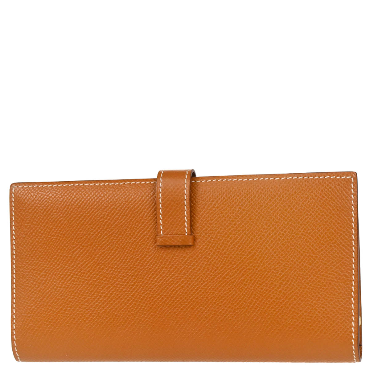 Hermes Gold Epsom Bearn Bifold Long Wallet
