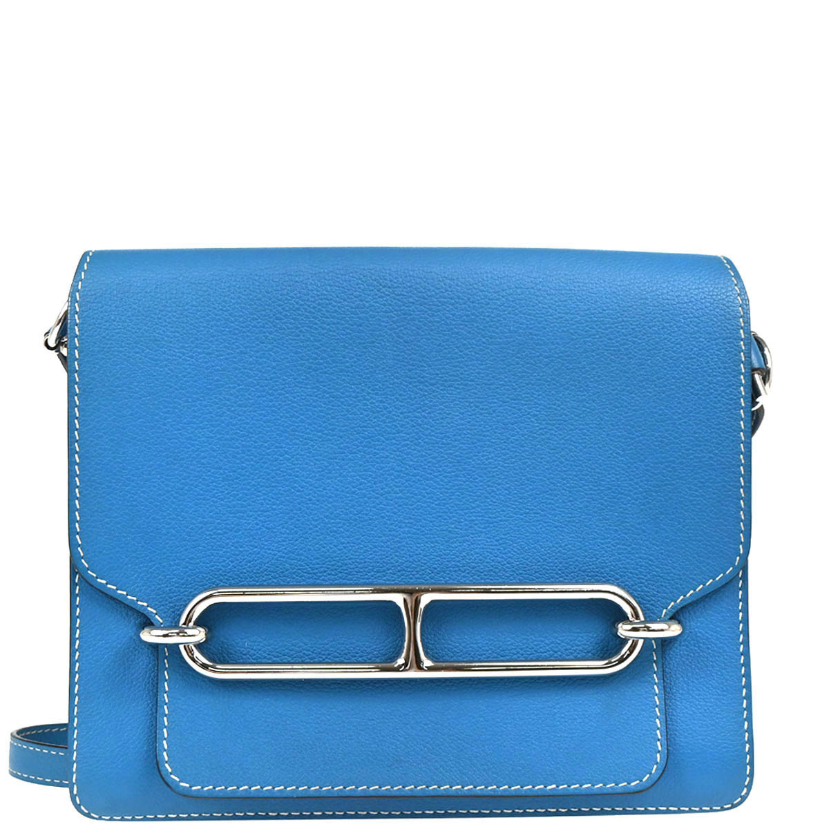 Hermes 2017 Blue Hydra Epsom Roulis 23 Shoulder Bag