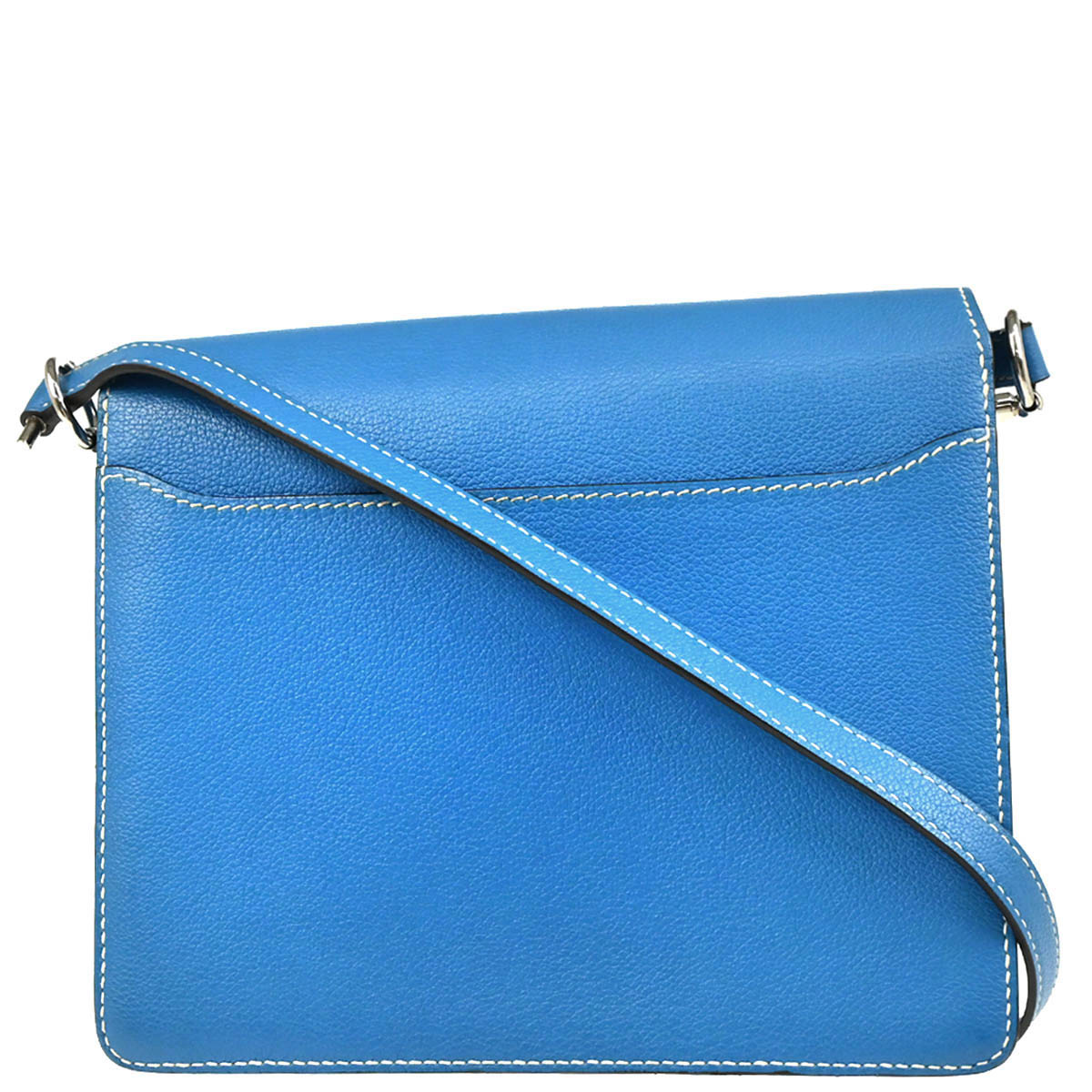 Hermes 2017 Blue Hydra Epsom Roulis 23 Shoulder Bag