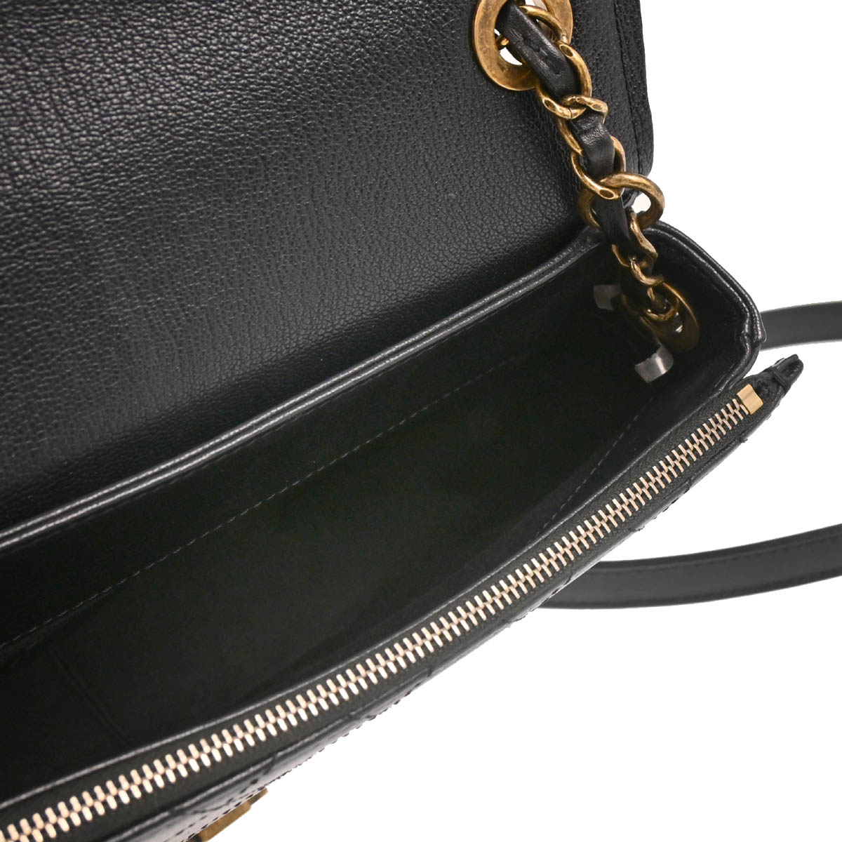 Chanel 2017-2018 Black Calfskin Coco Curve 2way Shoulder Handbag
