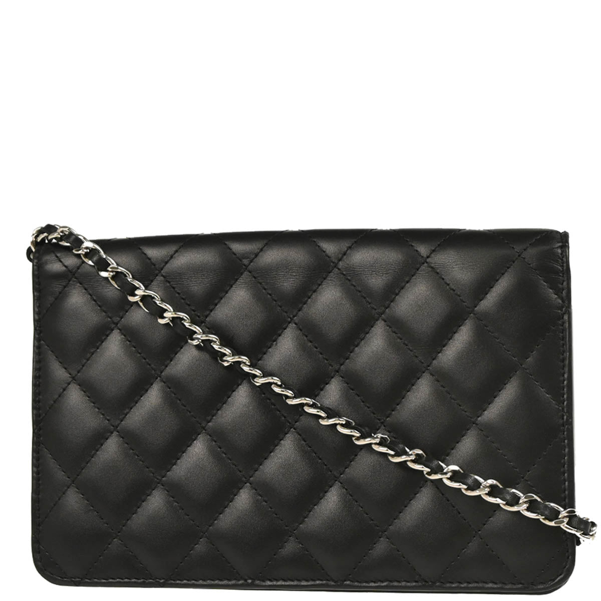 Chanel 2010-2011 Black Calfskin Cambon Ligne WOC