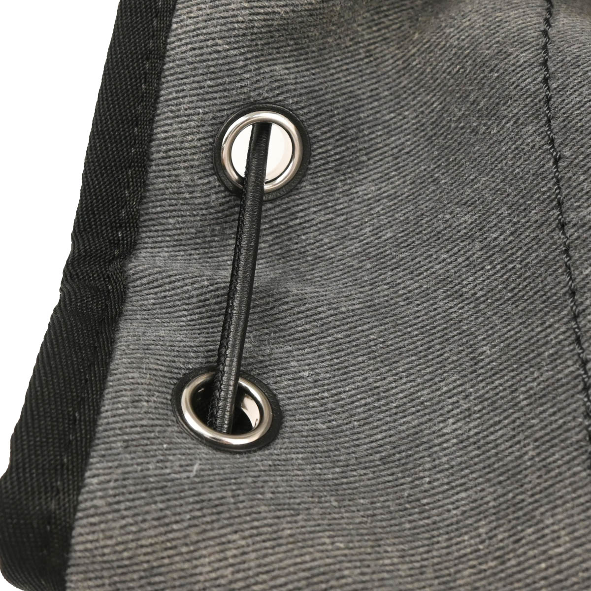 Chanel 2017-2018 Gray Deauville Bucket Backpack