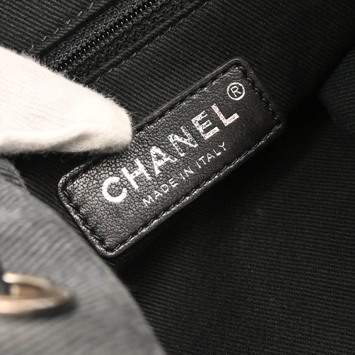 Chanel 2017-2018 Gray Deauville Bucket Backpack