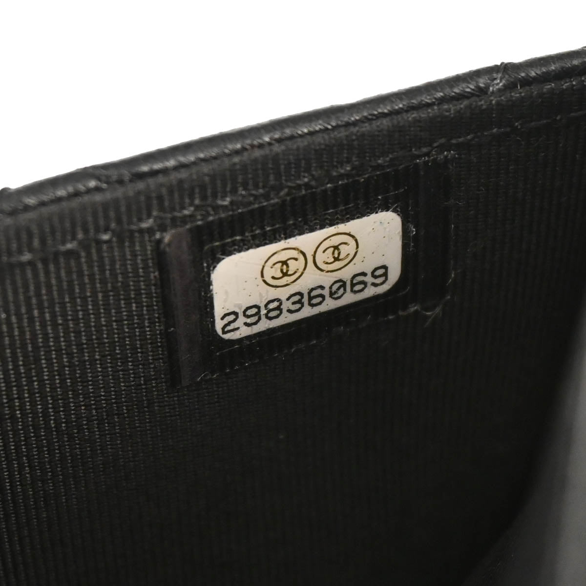 Chanel 2019 Black Lambskin Classic WOC Shoulder Wallet Bag