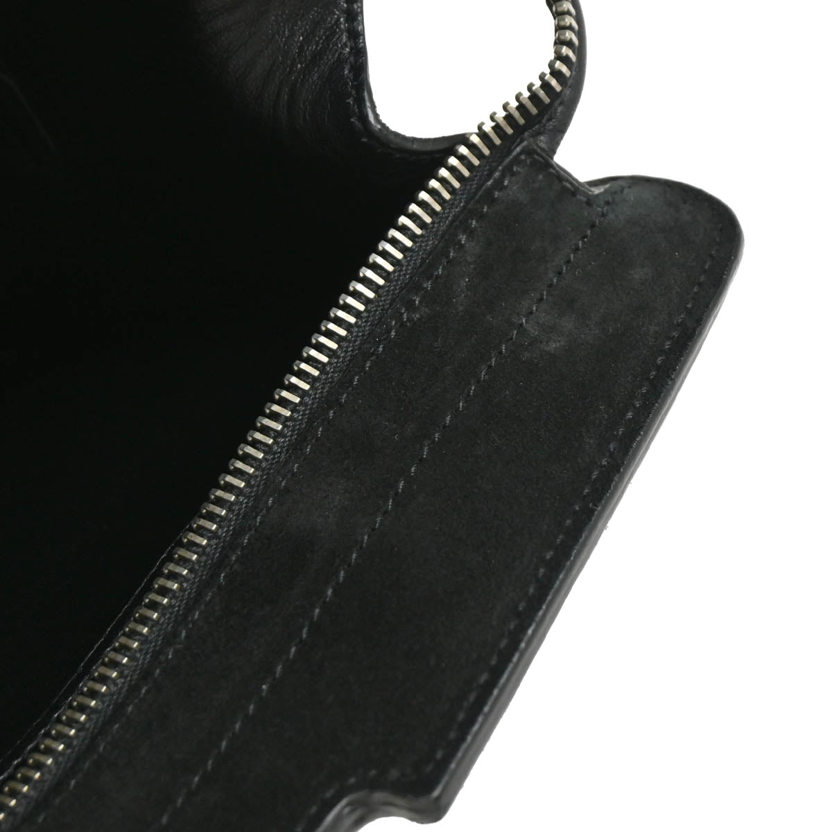 Saint Laurent Black Suede Baby Cabas 2way Shoulder Handbag