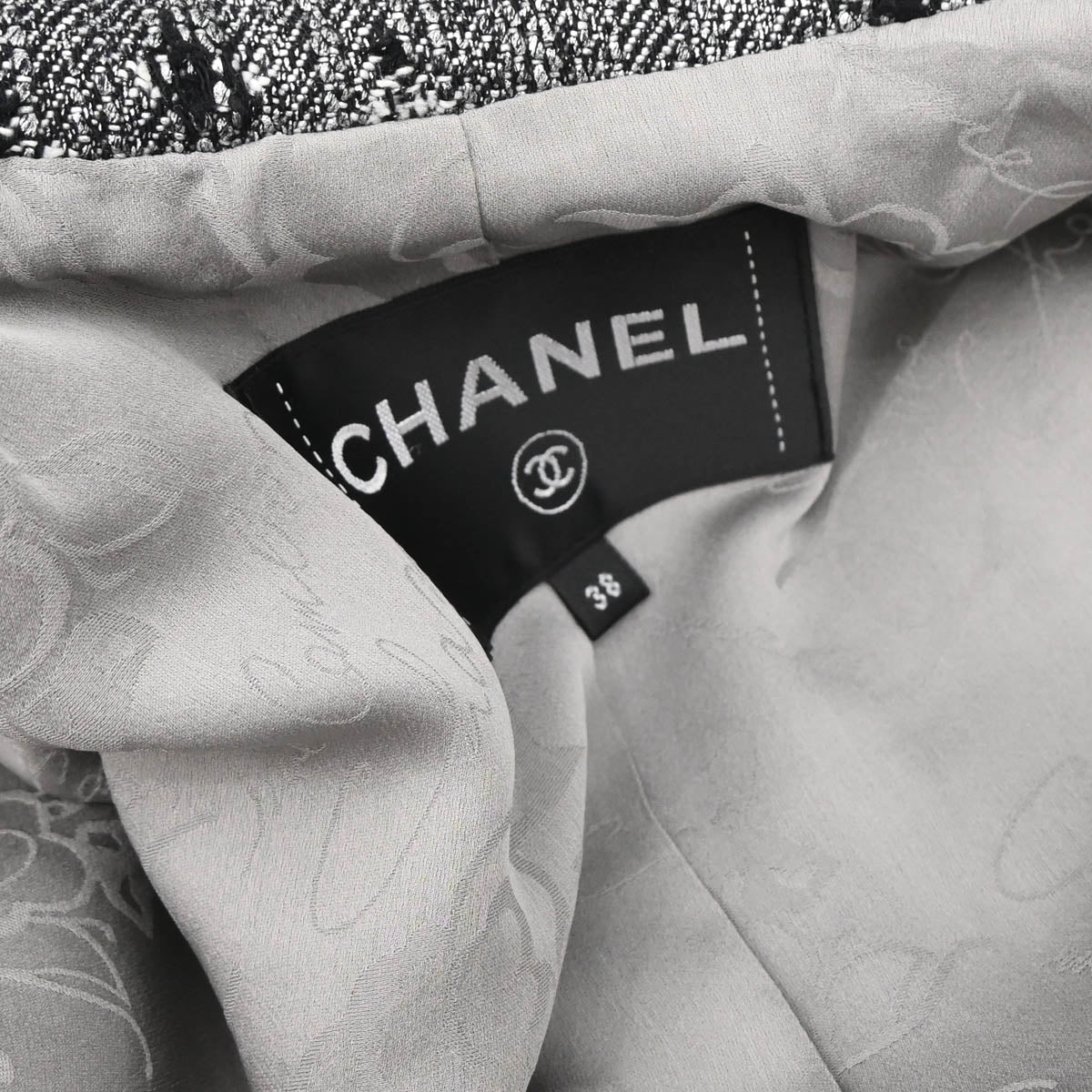 Chanel 2017 Single Breasted Jacket Gray #38