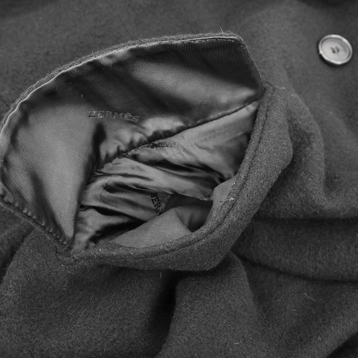 Hermes Coat Black #48