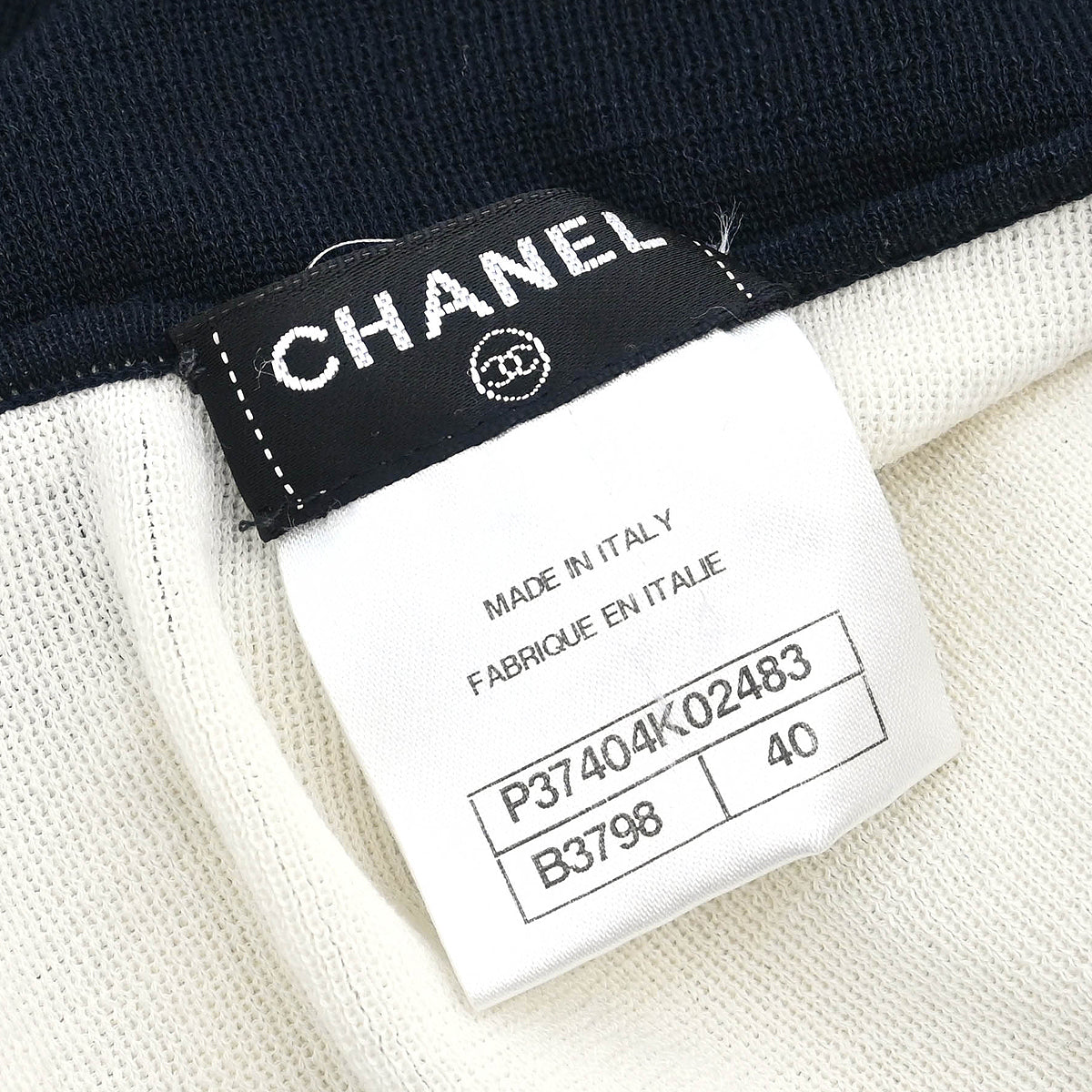 Chanel 2010 Short Sleeve Top White #40
