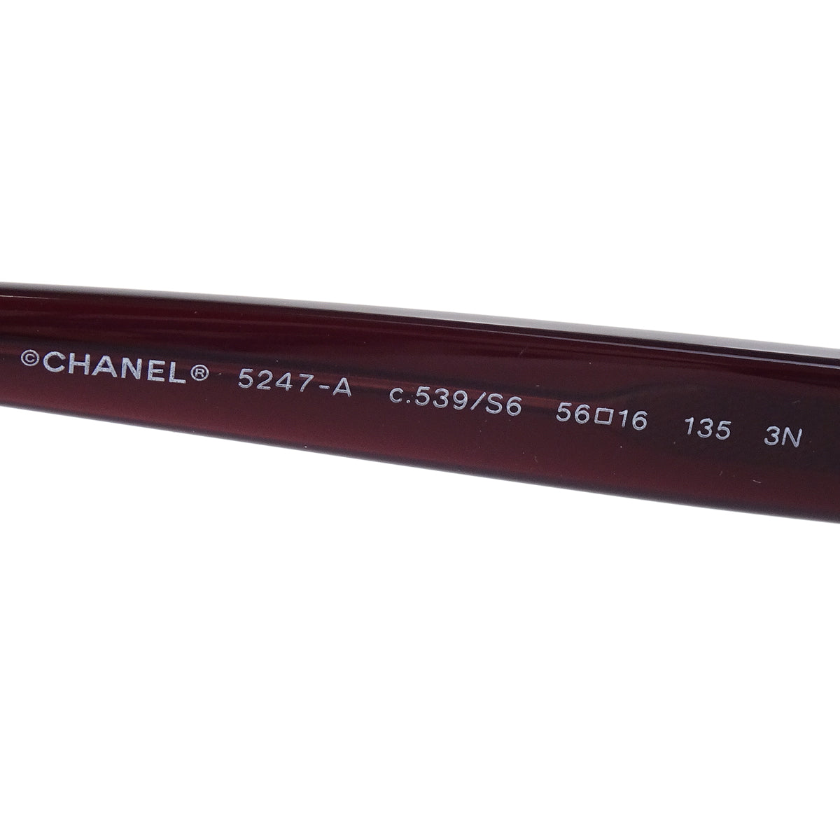 Chanel Sunglasses Eyewear Bordeaux Small Good