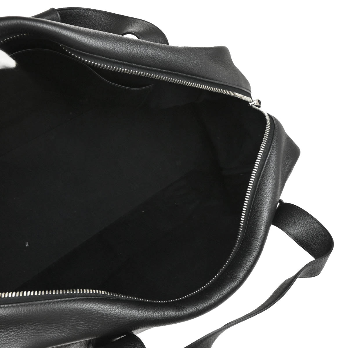 Hermes 2017 Black Taurillon Novillo 50 Arion Travel Handbag