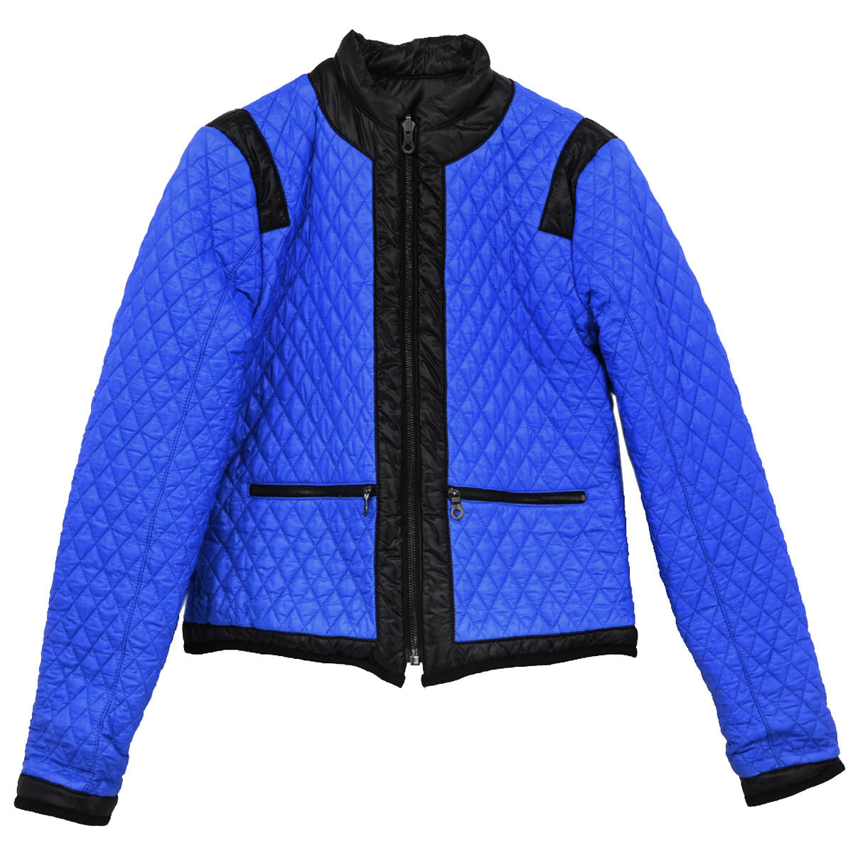 Chanel 2011-2012 Zip Up Reversible Jacket Blue Black #36