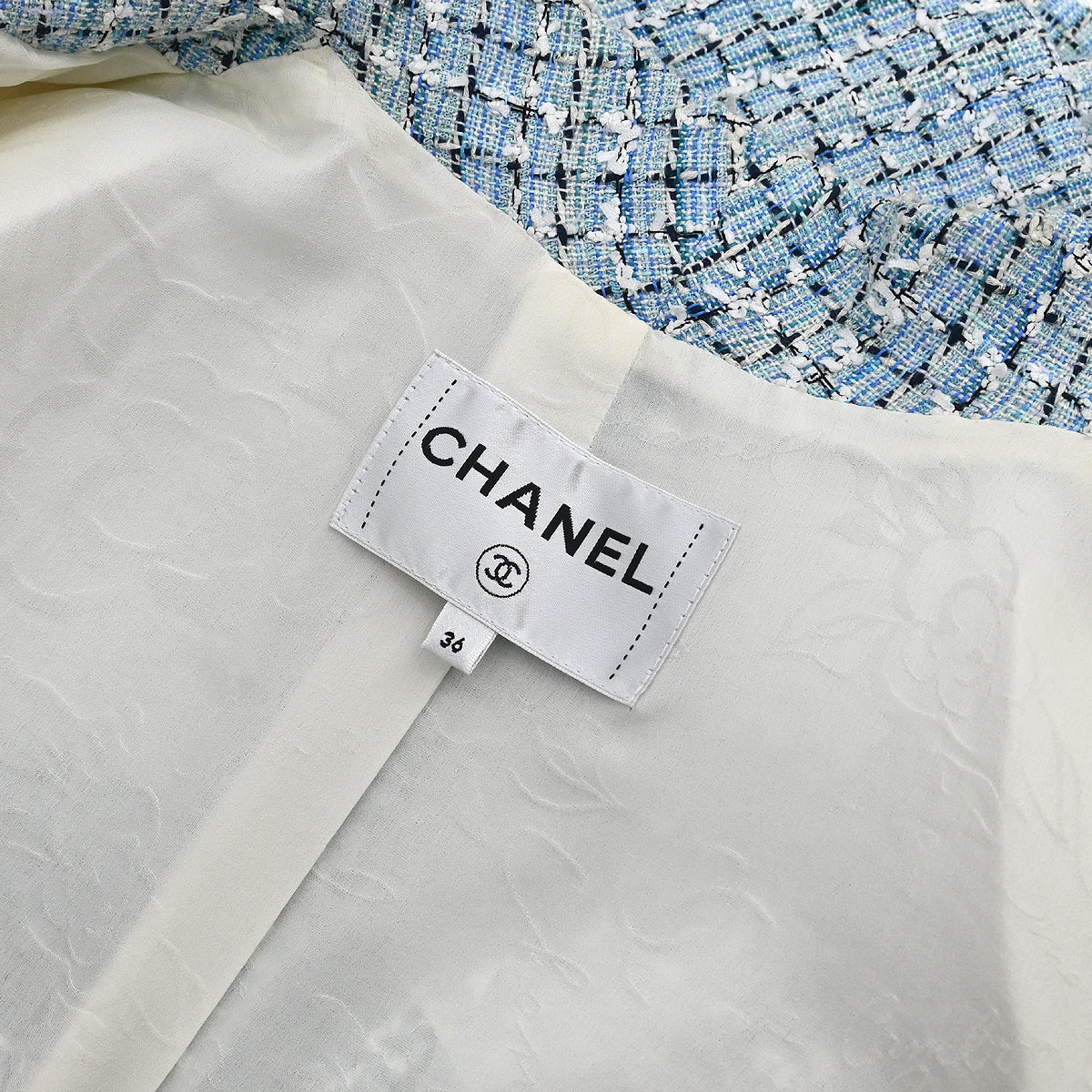 Chanel 2018-2019 Single Breasted Jacket Light Blue #36