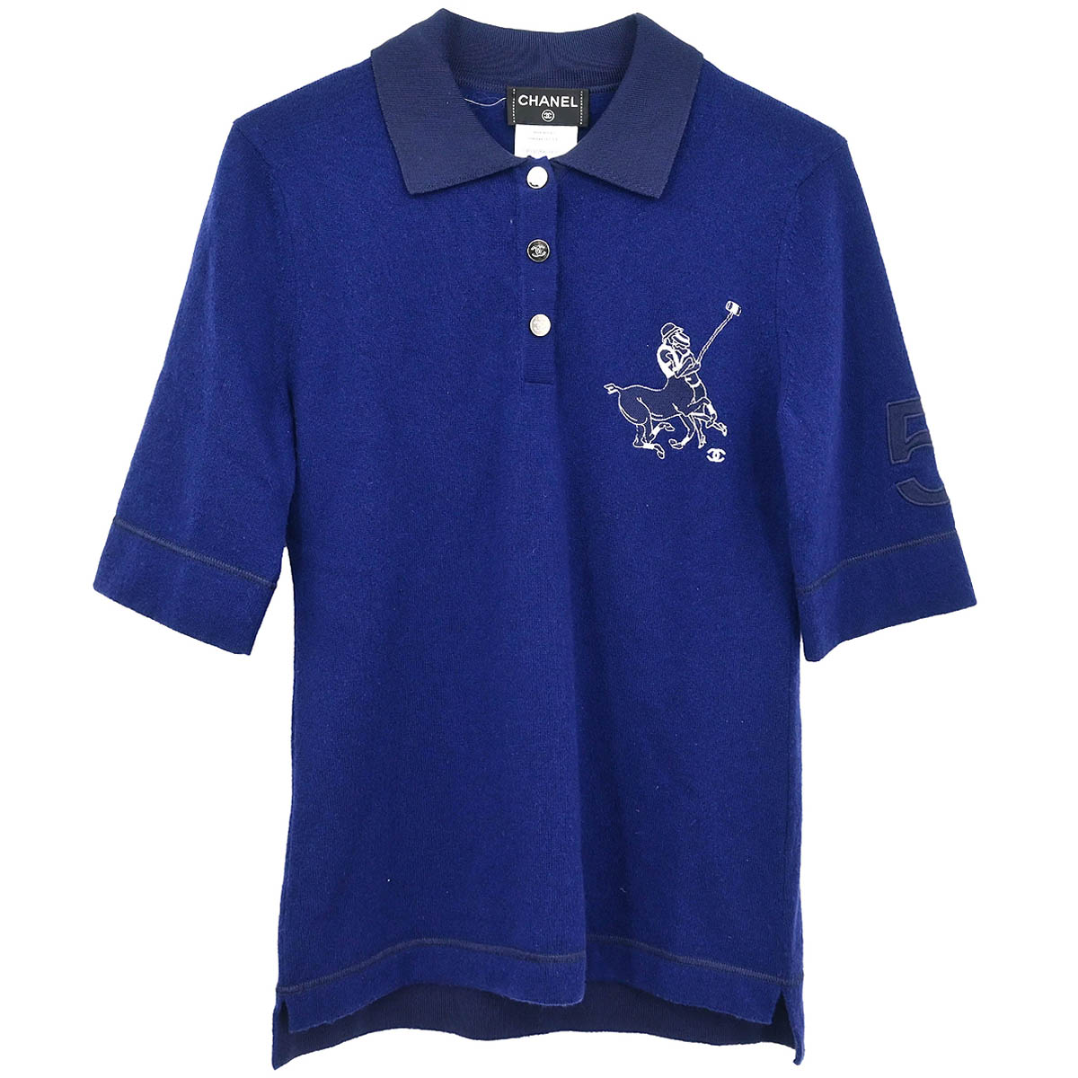Chanel 2013 Polo Shirt Navy #38
