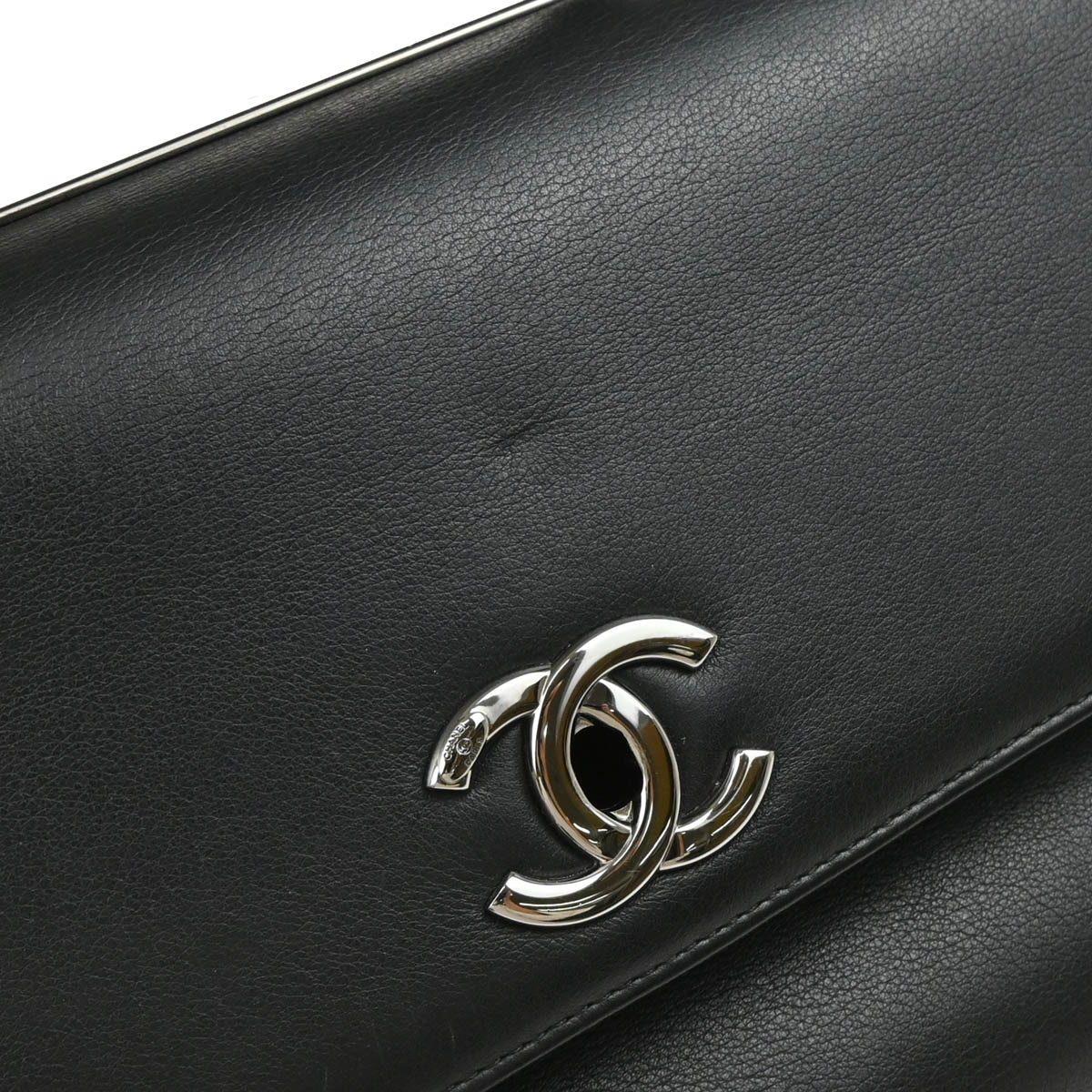 Chanel 2019 Black Calfskin Trendy CC Top Handle 2way Handbag