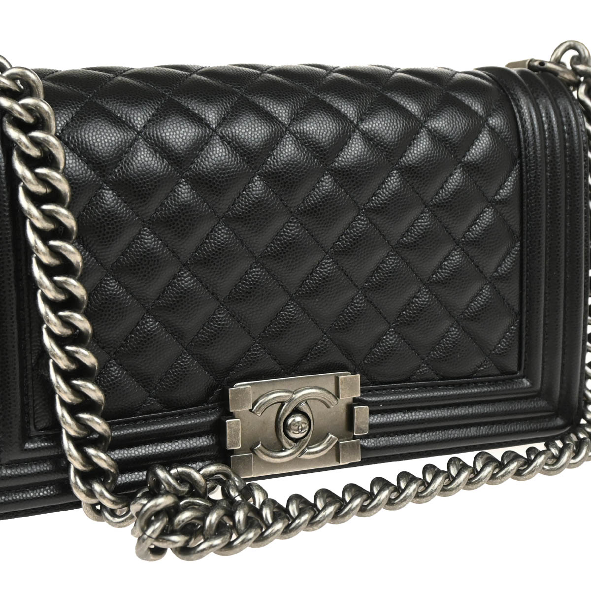 Boy Chanel 2019 Black Calfskin Medium Shoulder Bag