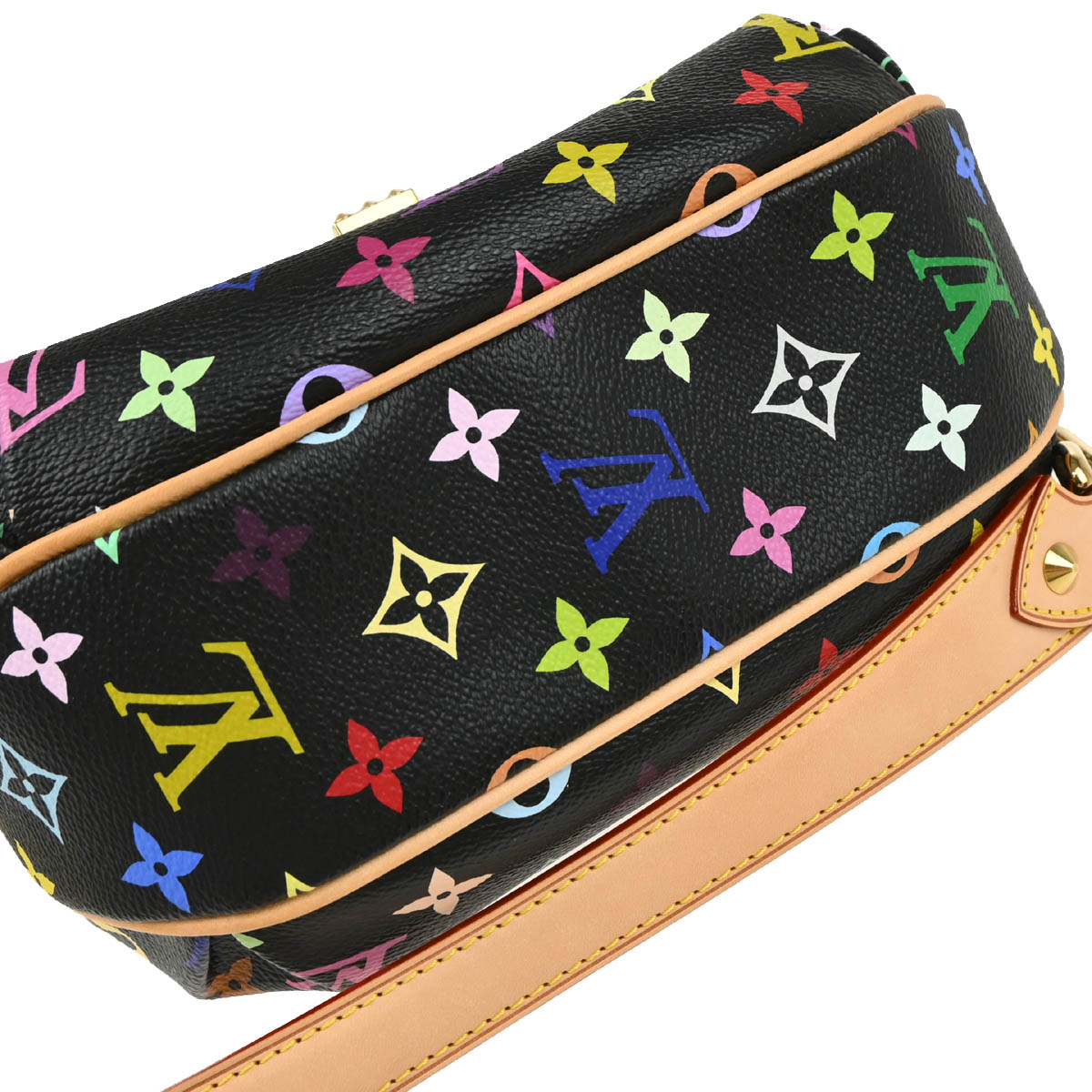 Louis Vuitton 2010 Black Monogram Multicolor Patty Handbag M40306