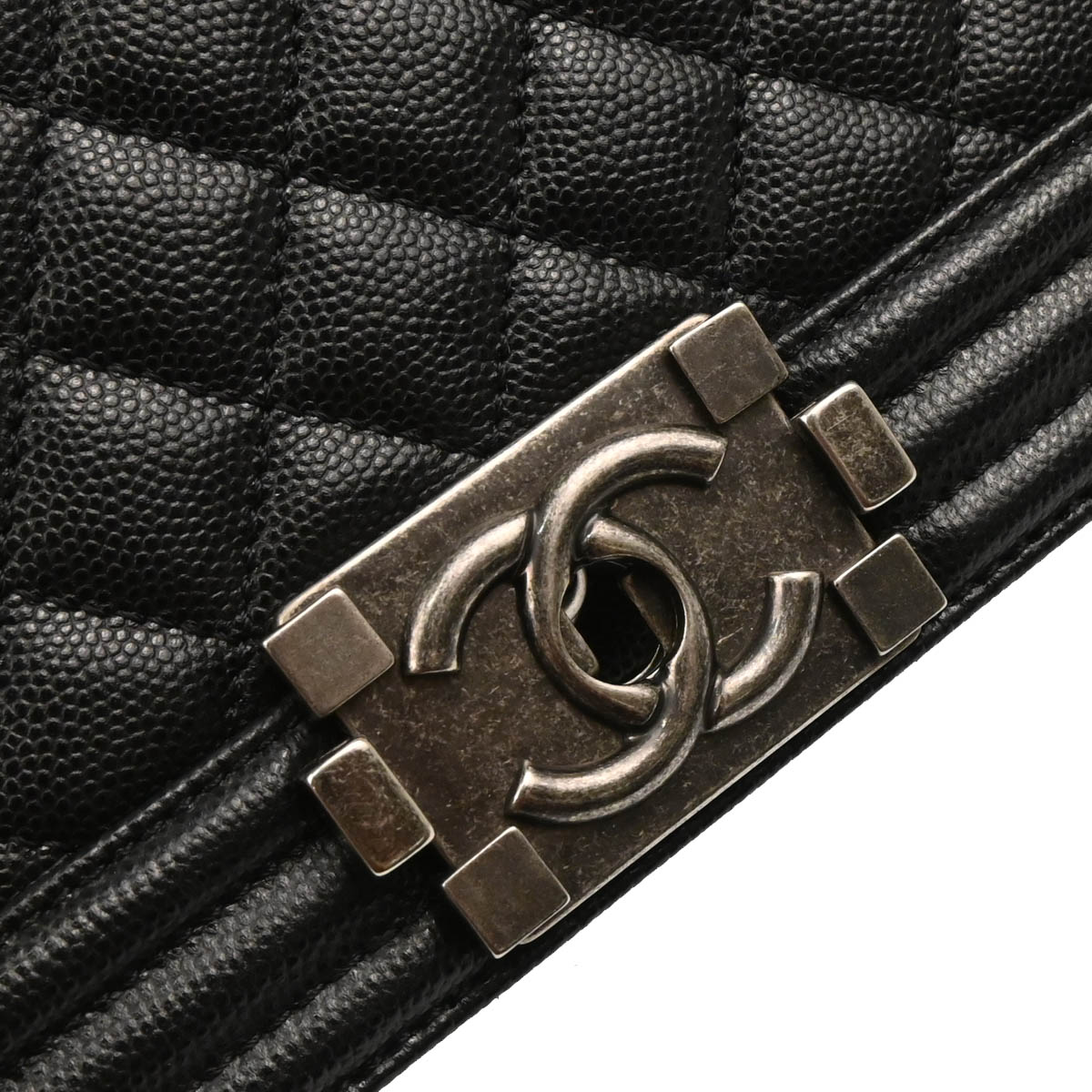 Boy Chanel 2019 Black Caviar Medium Shoulder Bag