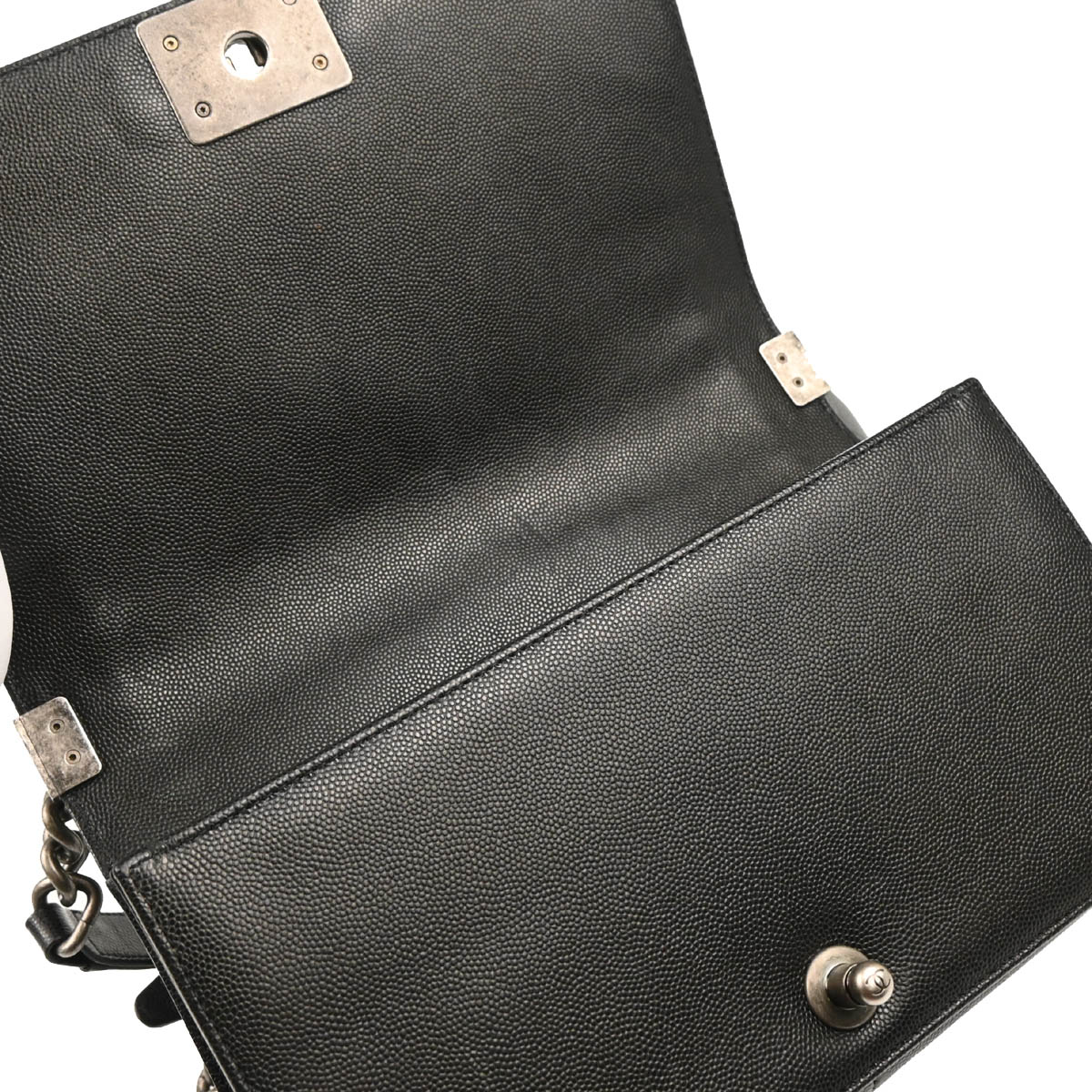 Boy Chanel 2019 Black Caviar Medium Shoulder Bag