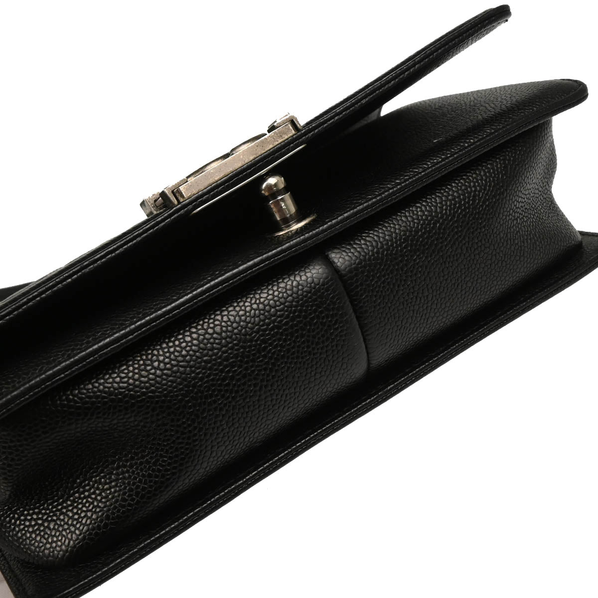 Boy Chanel 2014-2015 Black Caviar Medium Shoulder Bag