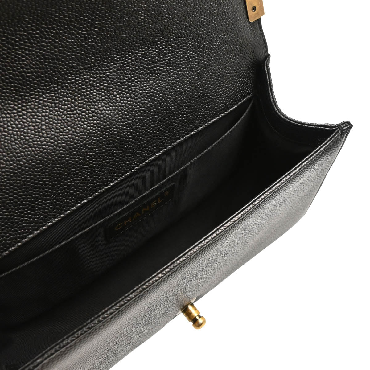 Boy Chanel 2014 Black Caviar Medium Shoulder Bag