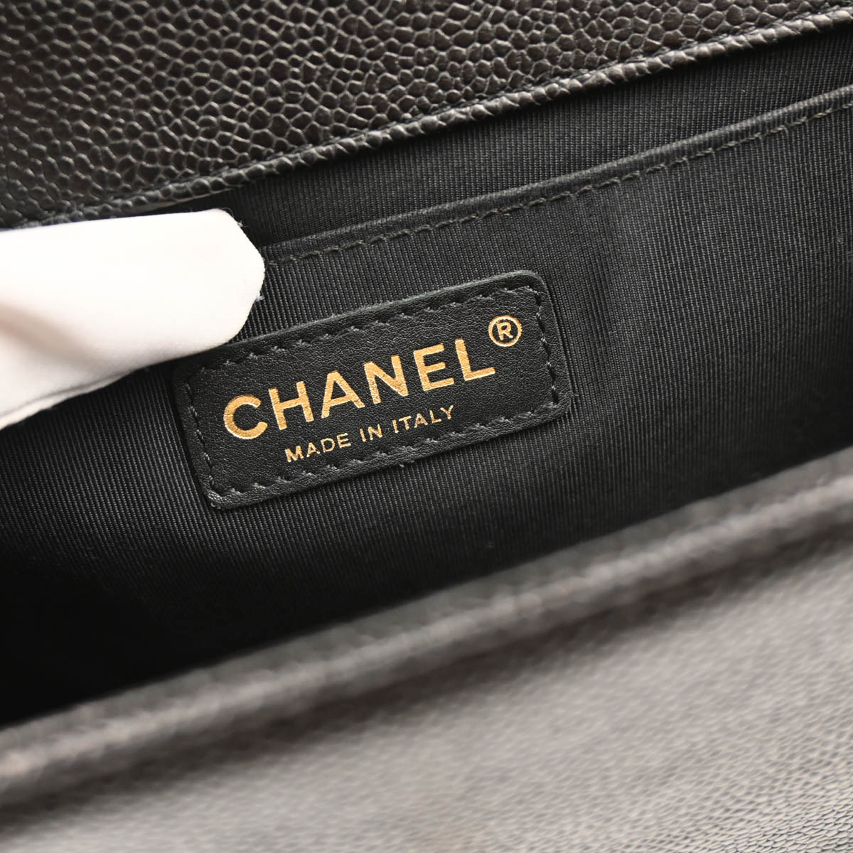 Boy Chanel 2014 Black Caviar Medium Shoulder Bag