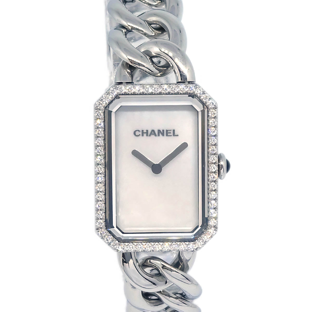 Chanel H3255 Premiere Quartz Watch SS Diamond Shell