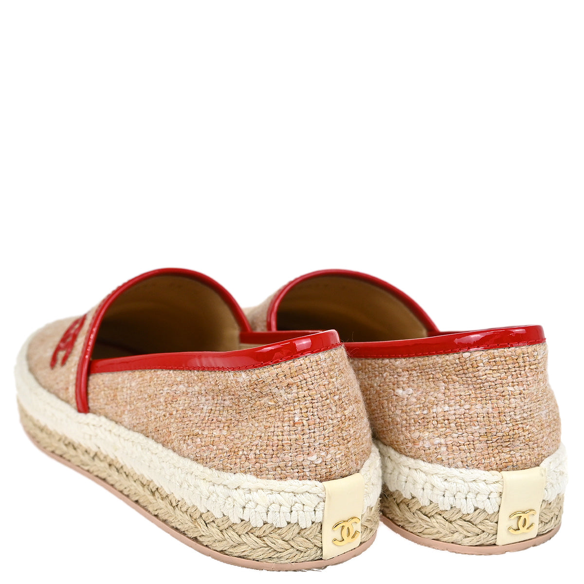 Chanel * Beige Straw Shoes