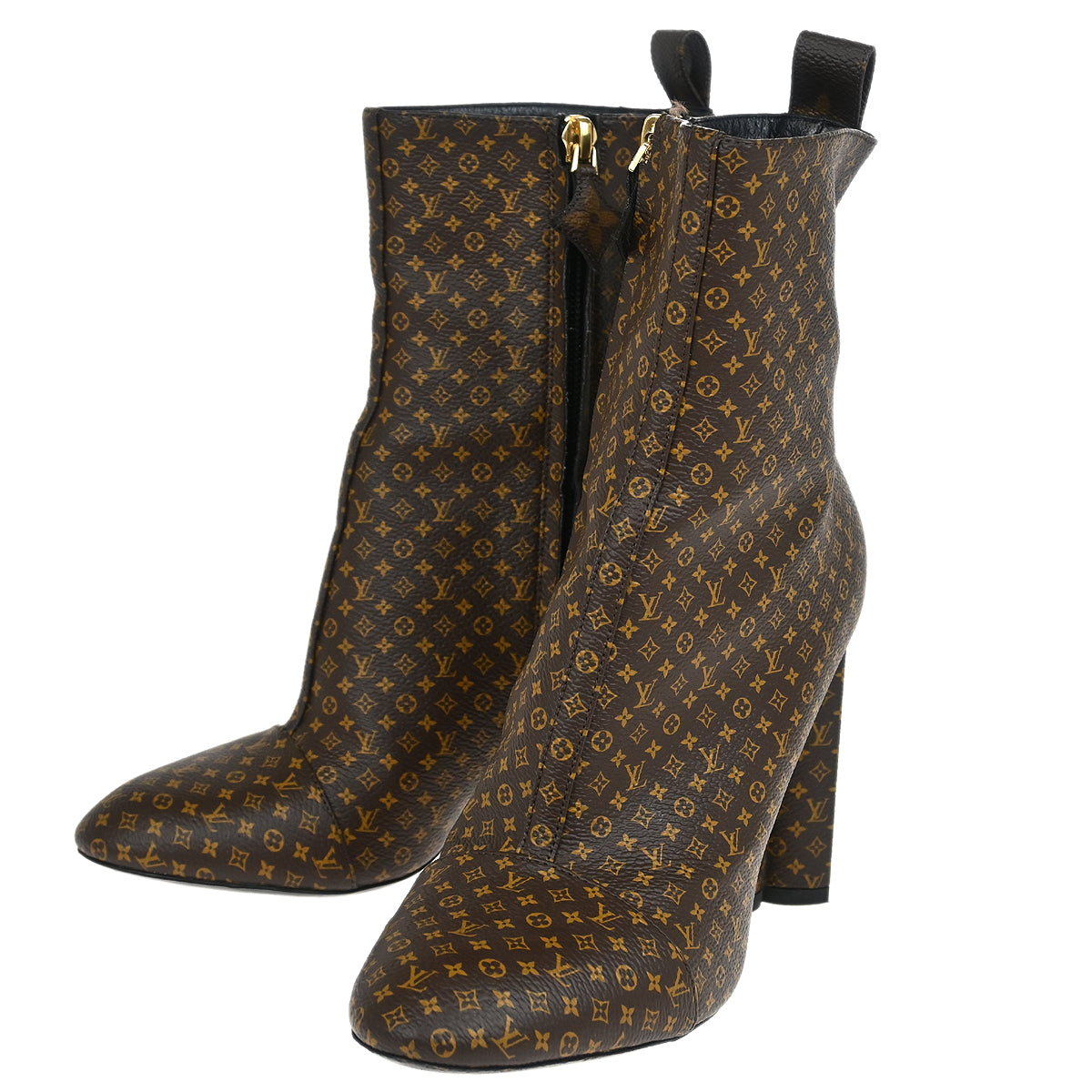 Louis Vuitton * Brown Monogram Shoes Boots #37