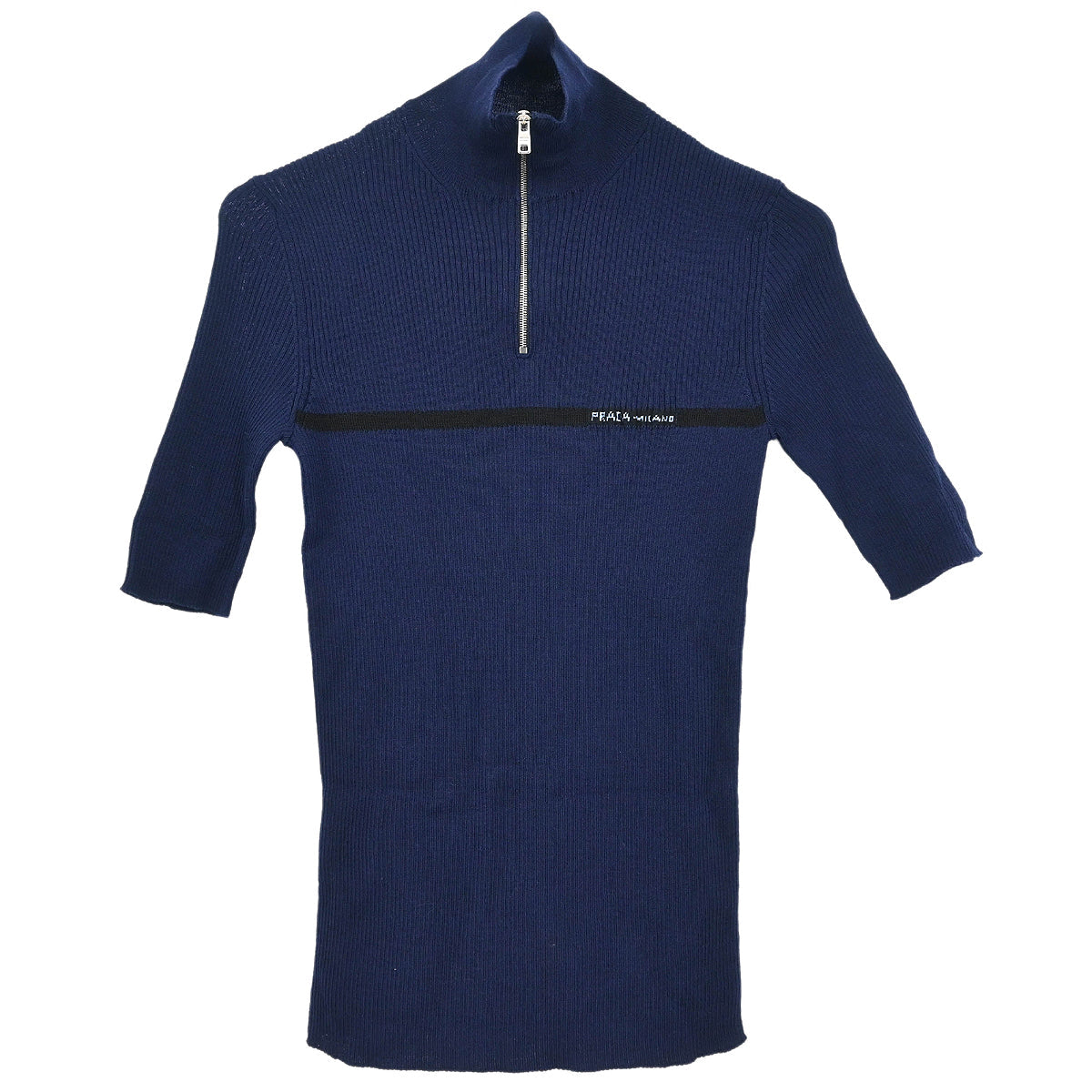 Prada 2019 Short Sleeve Top Navy #38