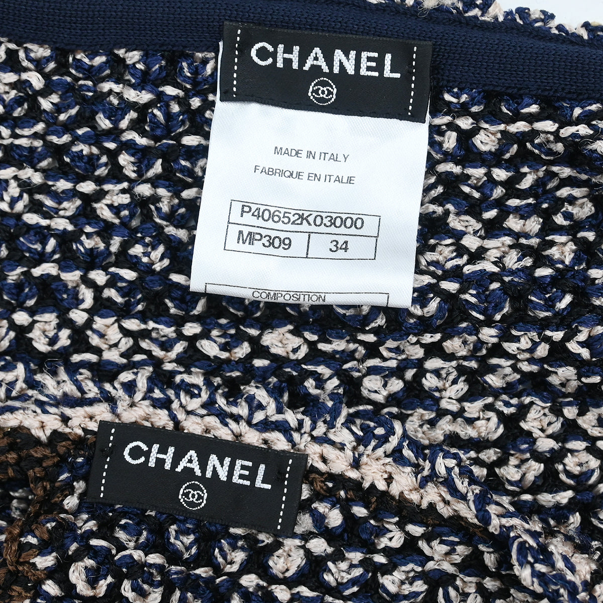 Chanel 2010 Setup Suit Jacket Sleeveless Dress Navy #34