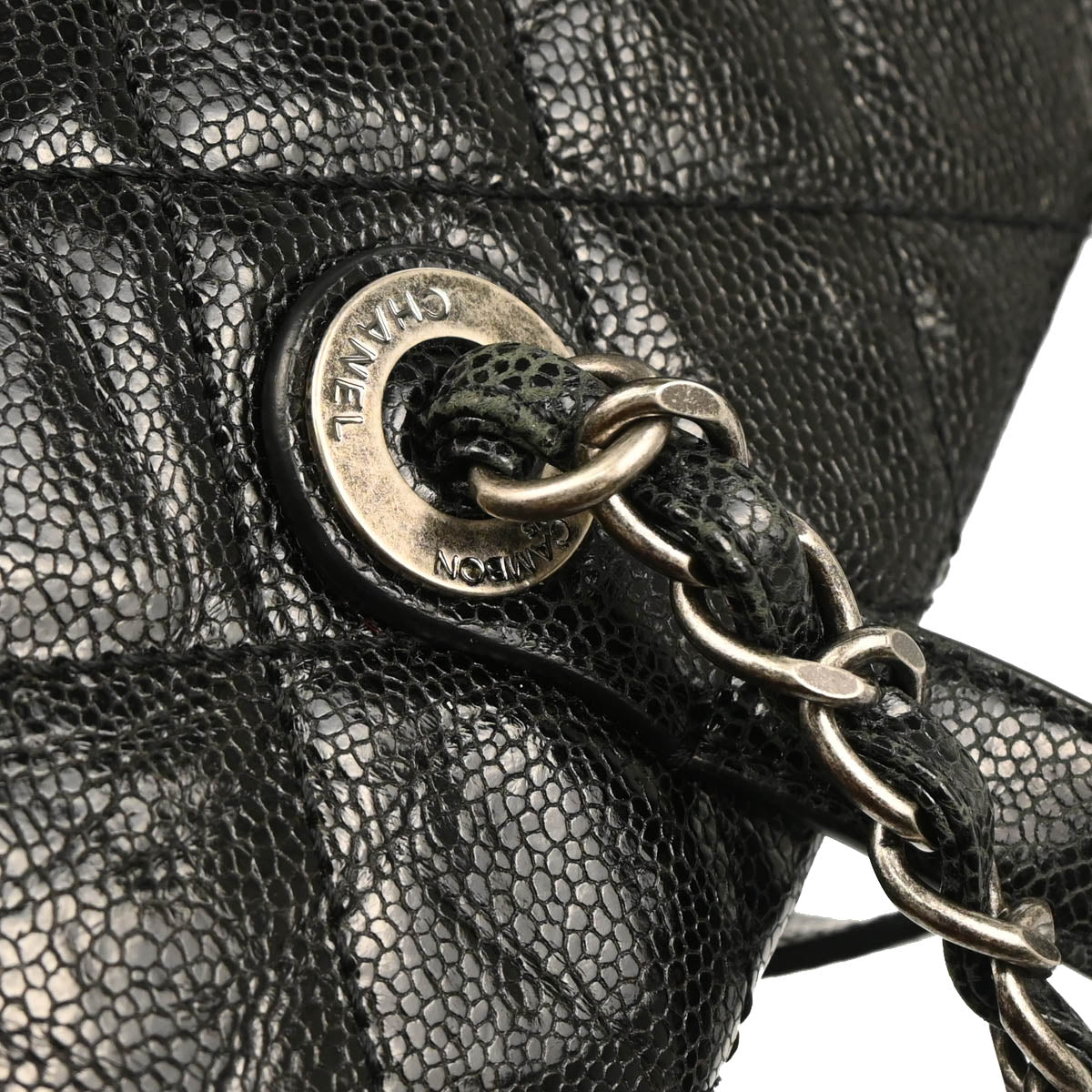 Chanel 2013-2014 Black Calfskin CC Crave Tote 2way Shoulder Handbag