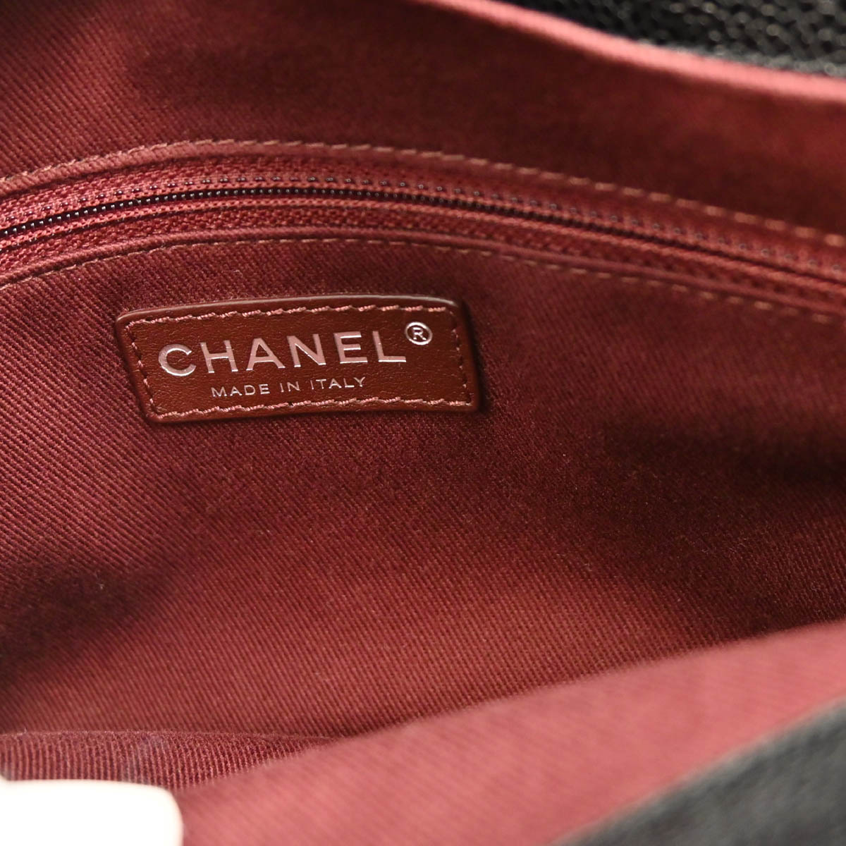 Chanel 2013-2014 Black Calfskin CC Crave Tote 2way Shoulder Handbag