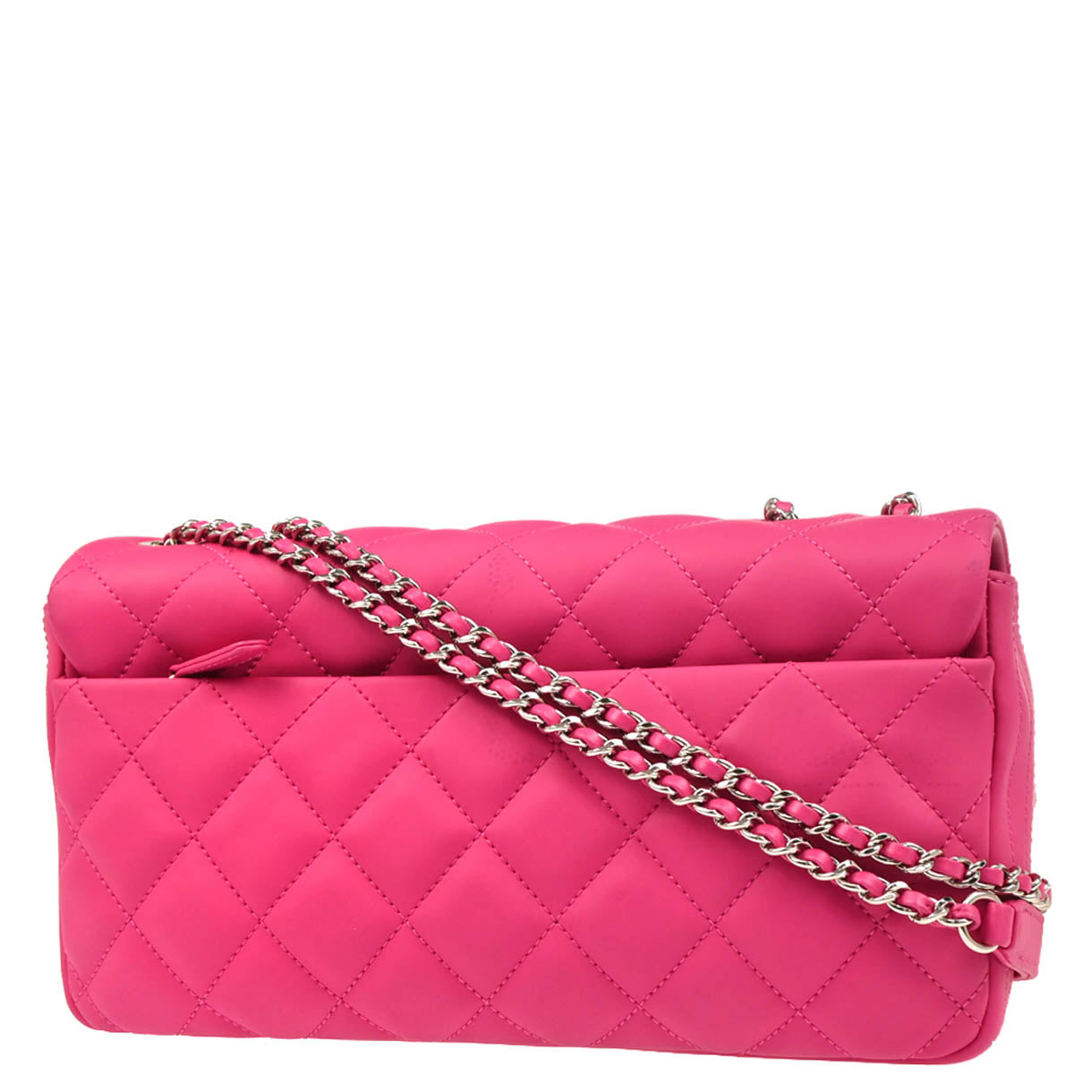 Chanel 2016-2017 Pink Lambskin Shoulder Bag